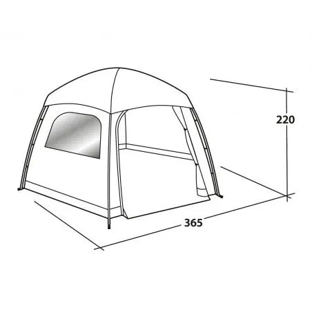 Rodinný stan Moonlight Yurt - 365 x 220 x 320 cm
