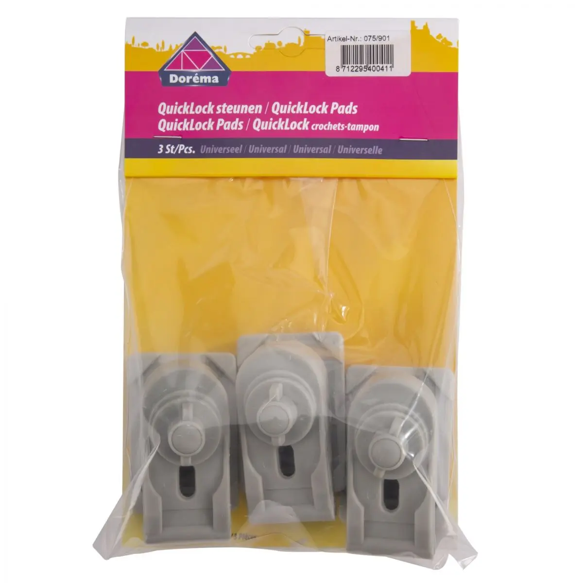 Quick Lock Pads 3 (3 darab csavar nélküli tartókonzol)