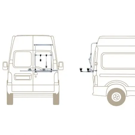 Suport de biciclete EuroCarry Nuevo - Opel Movano, Motorhome, Renault Master