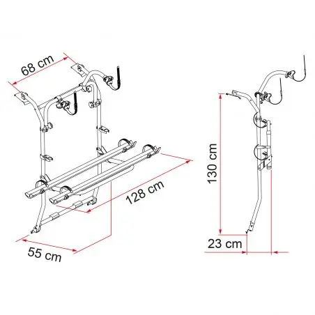 Suport de biciclete Carry-Bike VW Caddy din 2016