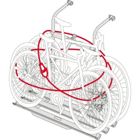 Cable-Lock - lopásgátló eszköz kerékpártartókhoz