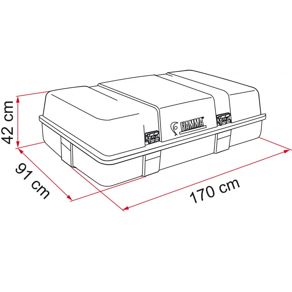Ultra Box Top - 170 x 42 x 91 cm
