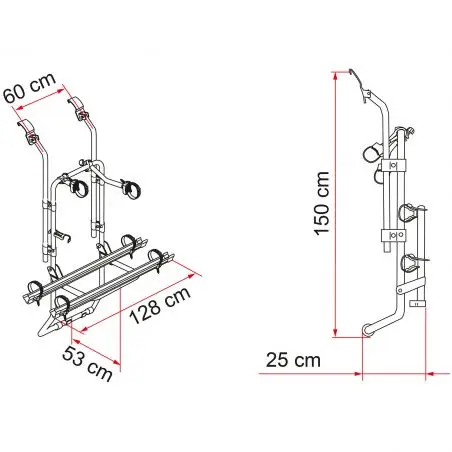 Suport biciclete Carry-Bike Ford Transit - an 2000-2011
