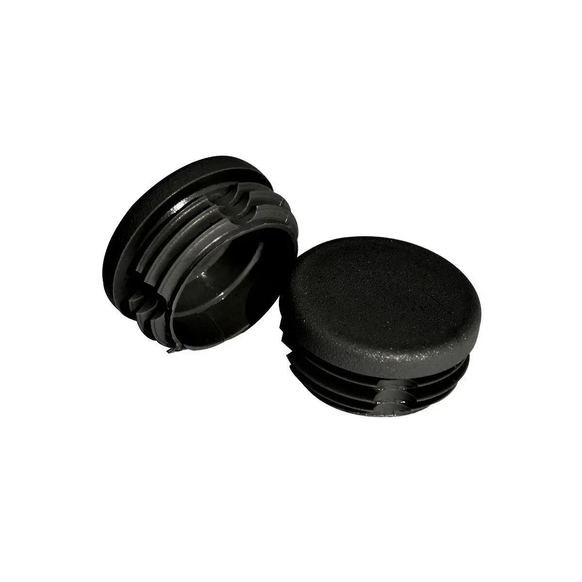 Dopuri pentru capetele tevilor - 2 buc, 30 mm negre