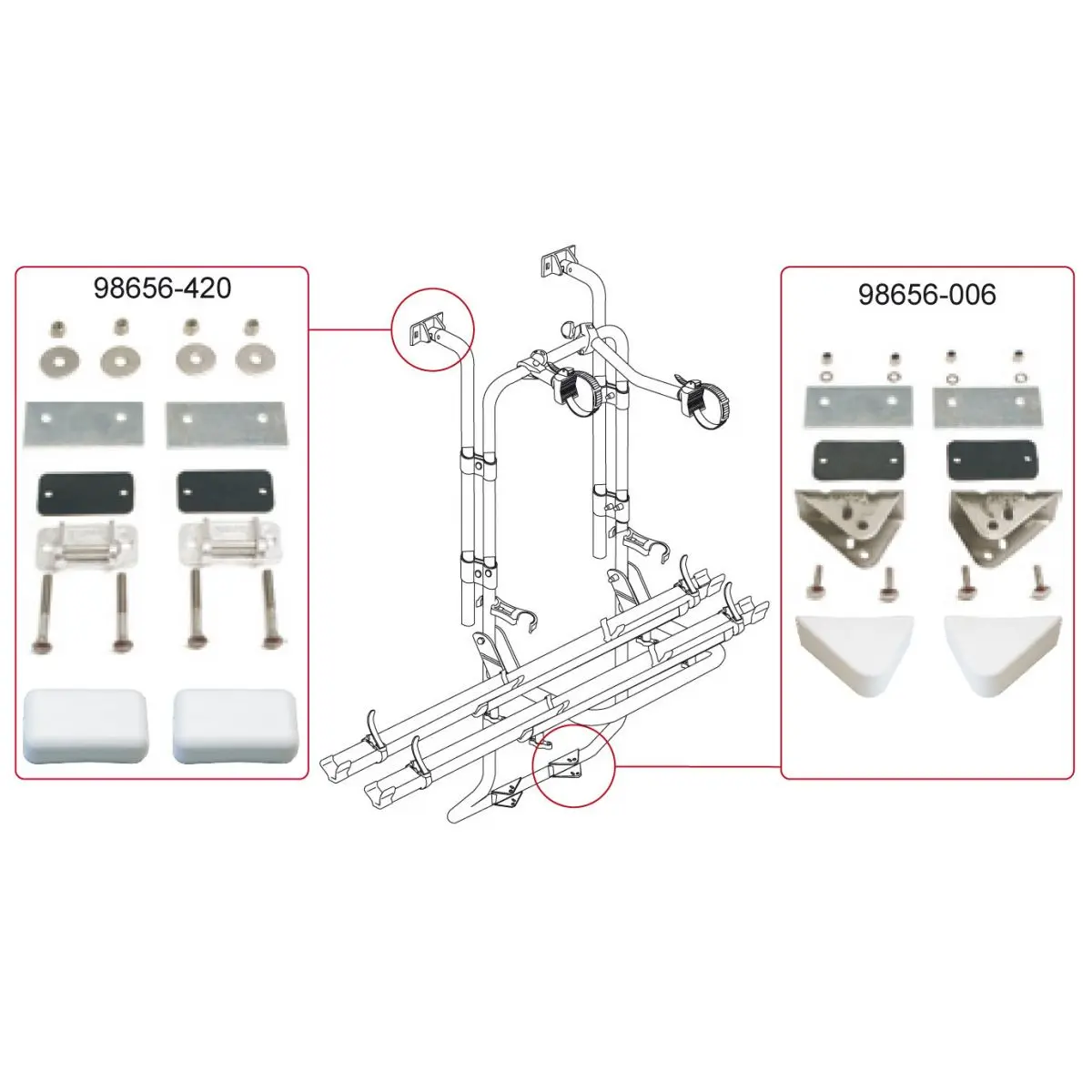 Kit de montaj inferior CB 200D