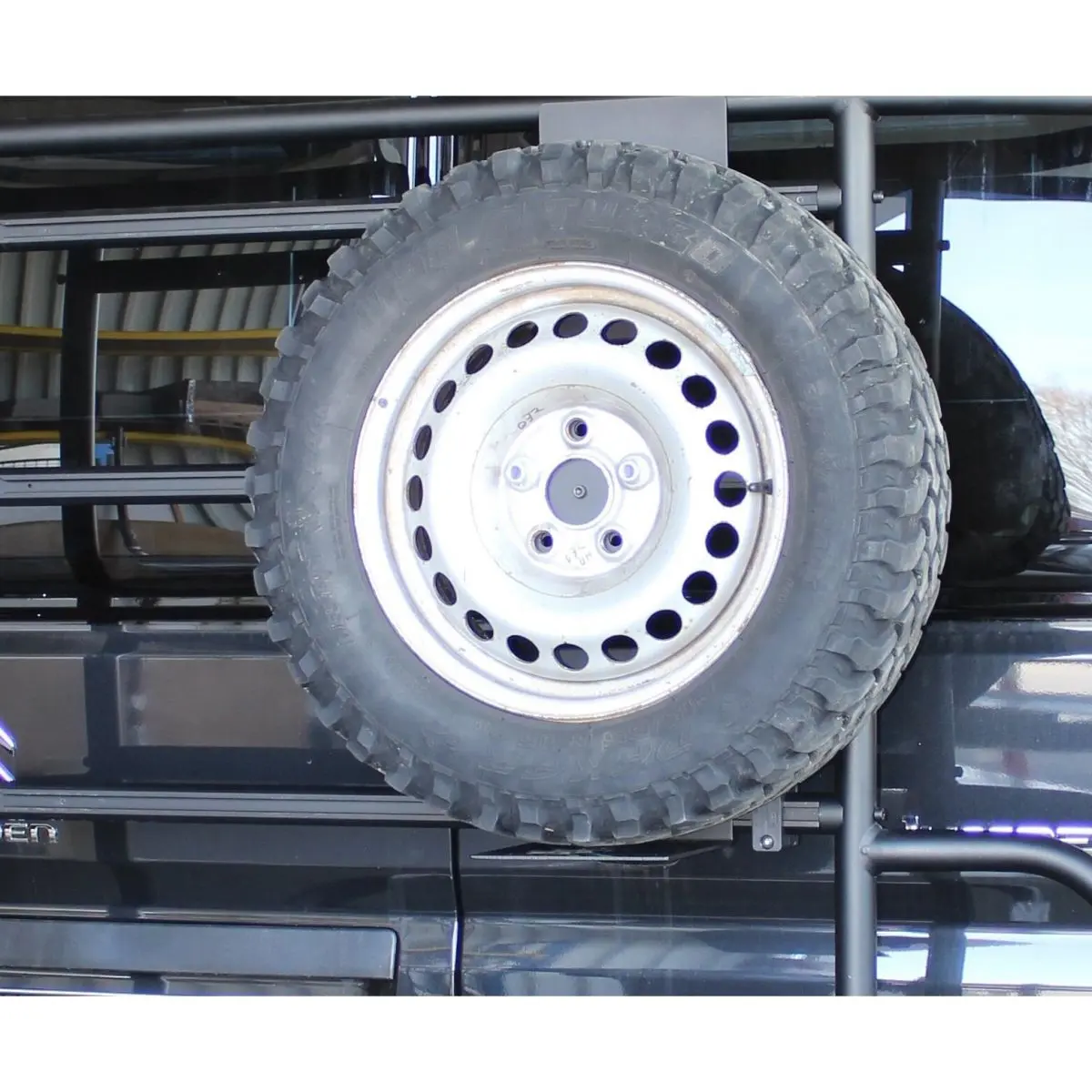 Suport roată de rezervă pentru Adventure Rack