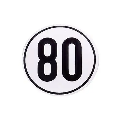 Marcajul de 80 km/h
