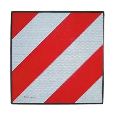 Különleges rakományokra figyelmeztető tábla Spanyolország - 50 x 50 cm