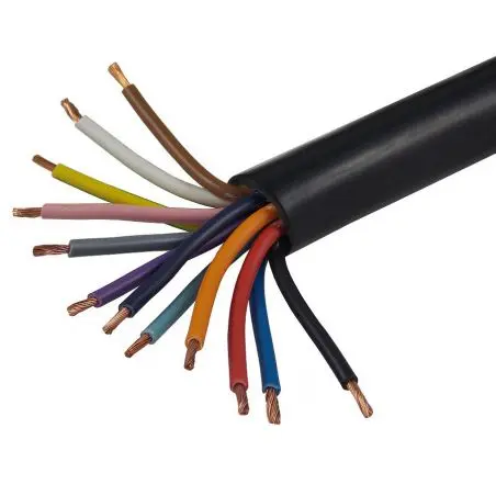 Kábel 12-pinový farebný - 5 x 2,5 + 7 x 1,5 mm
