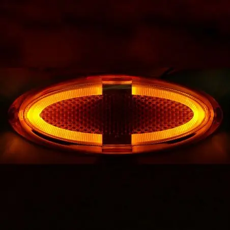 Lumină de contur, LED oval - portocaliu