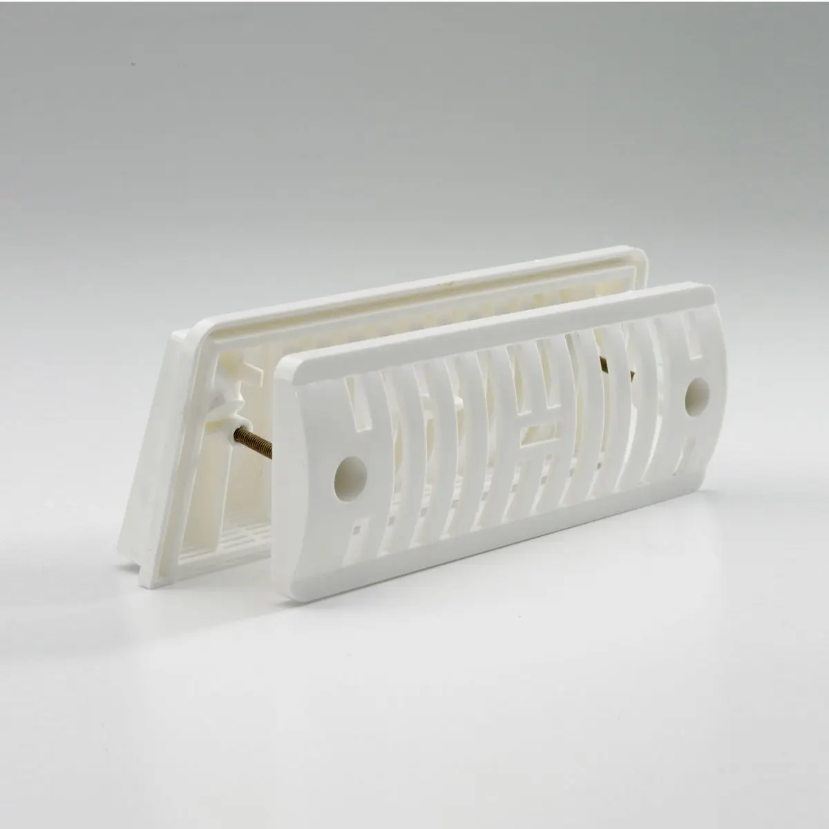 Ventilator lateral combinat - plastic alb 180 x 60 mm