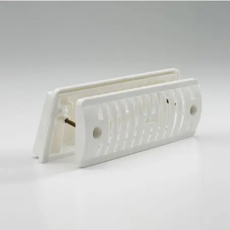 Kombinált oldalsó ventilátor - fehér műanyag 180 x 60 mm