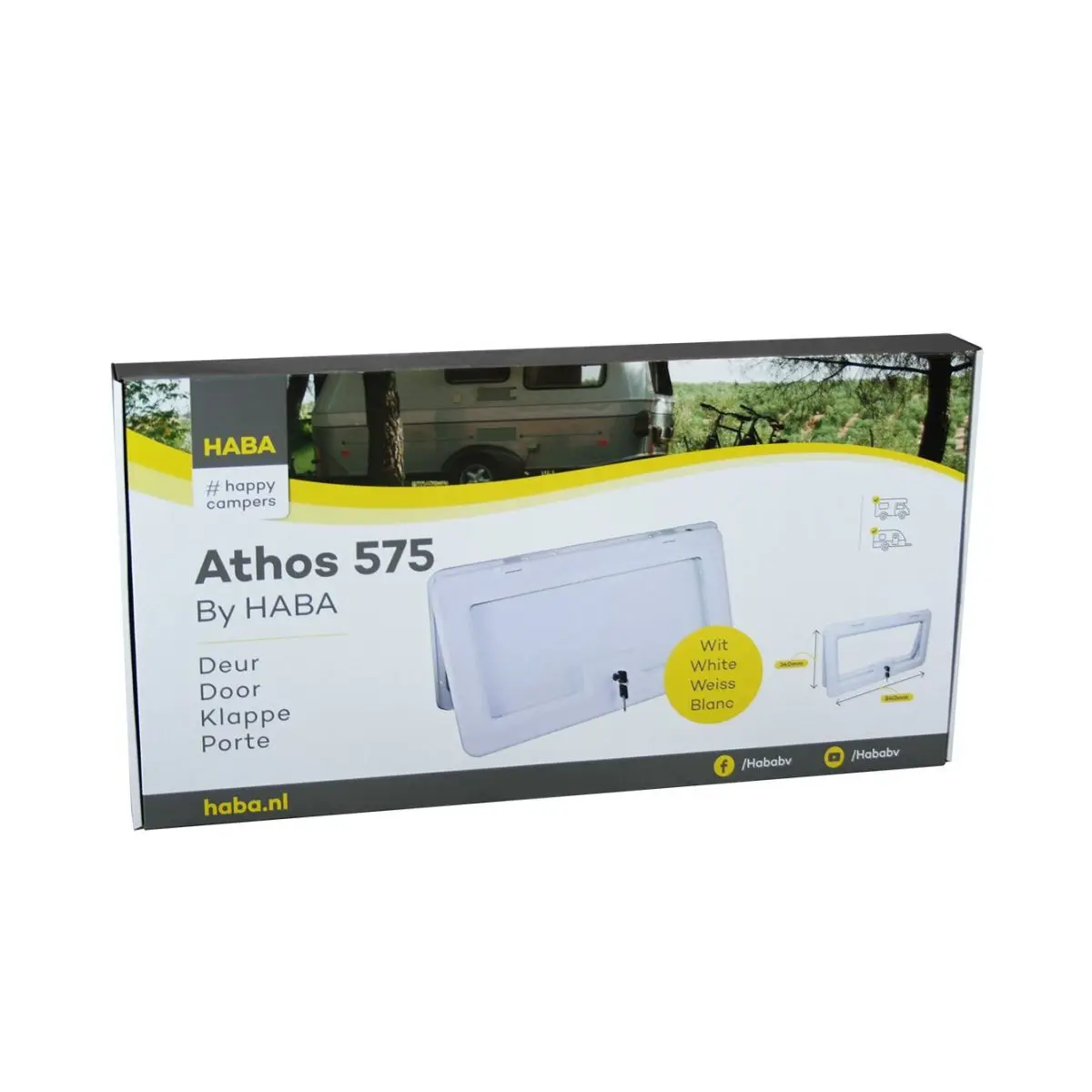Szervizajtó Crusader Athos - 595 x 315 mm, fehér