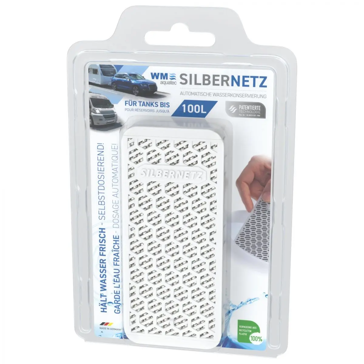 SilberPad - volum rezervor de până la 100 de litri