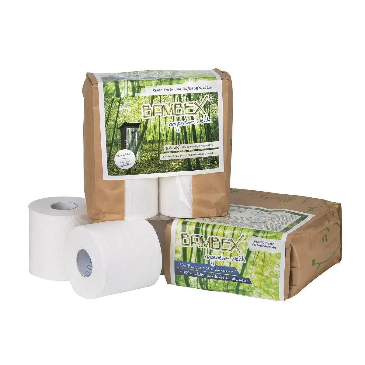 Hârtie igienică Bambex Premium - 4 role