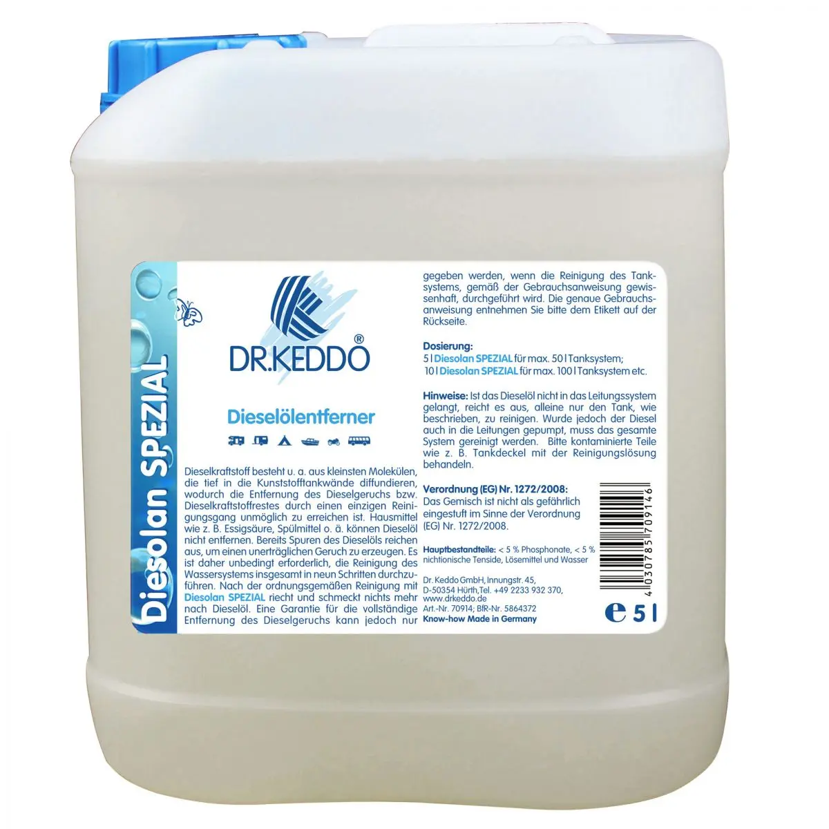 Dízel eltávolító Diesolan SPEZIAL - 5 liter