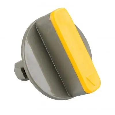 Buton glisant - gri/galben pentru rezervorul de apă uzată C2/C3/C4