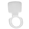 Scaun WC cu capac - alb semnal pentru Porta Potti Qube