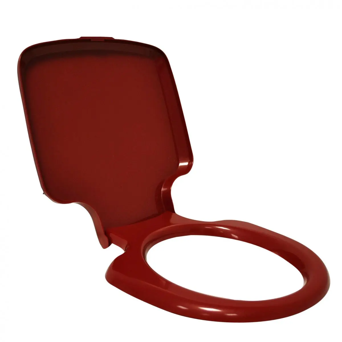 Scaun WC cu capac - roșu rubin pentru Porta Potti Qube