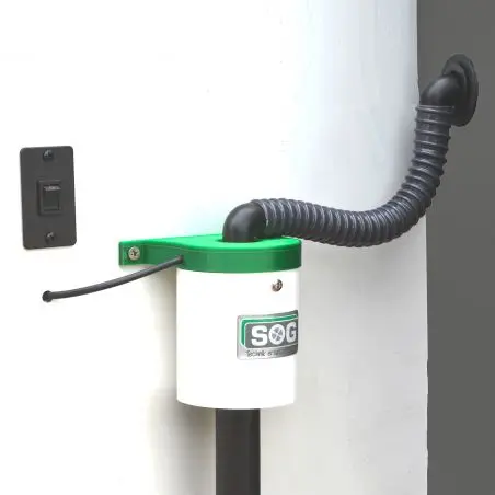 WC cu compost uscat SOGTT - varianta usa | carcasa filtrului alb