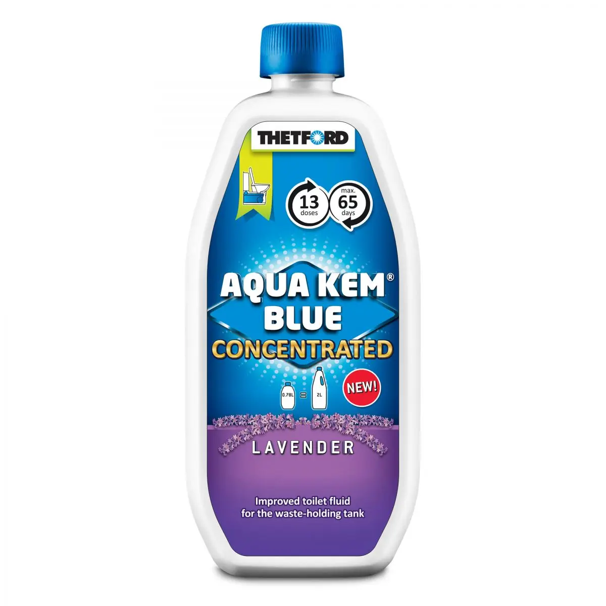 Concentrat Aqua Kem Blue - Lavandă, 780 ml