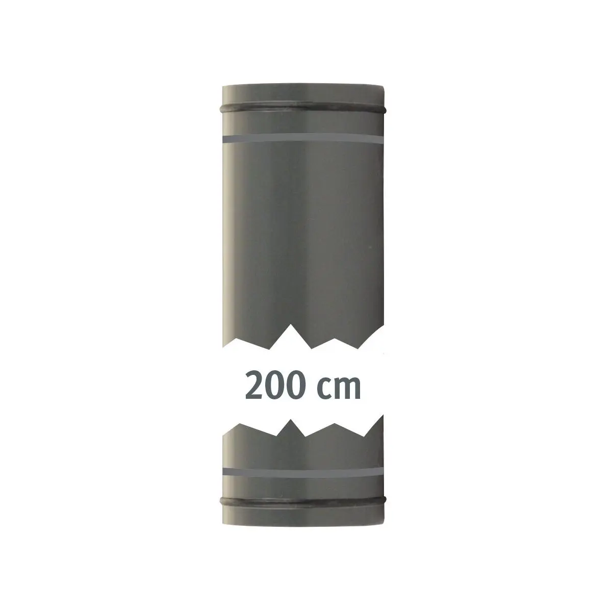 Rohr - 2000 mm, beidseitig O-Ring