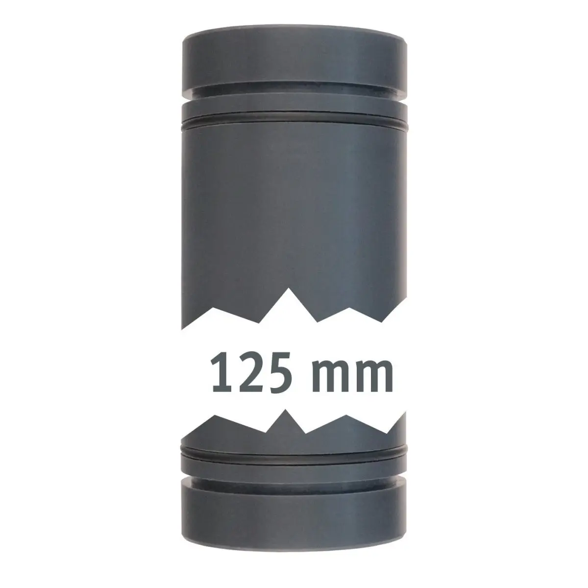 Teava 40mm ambele cu inel O 125mm - sistem de drenaj gri-galben 40mm