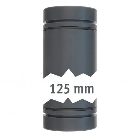 Teava 40mm ambele cu inel O 125mm - sistem de drenaj gri-galben 40mm