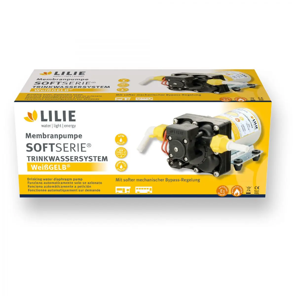 Nyomásszivattyú Lilie Soft sorozat - LP4121, 8 l/perc