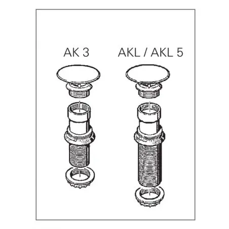 Tetőkémény AK 3 - S fűtőtestekhez