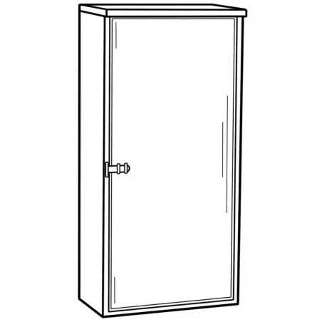 Gázpalack szekrény - 1 x 33 kg