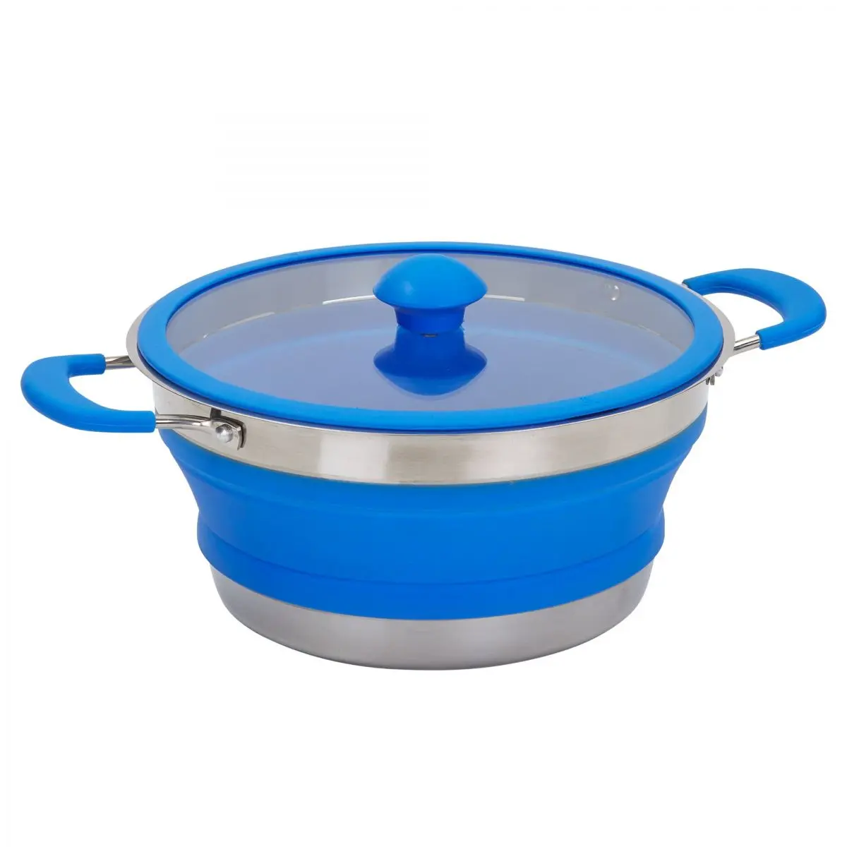 Oală silicon din oțel inoxidabil, 4 l.