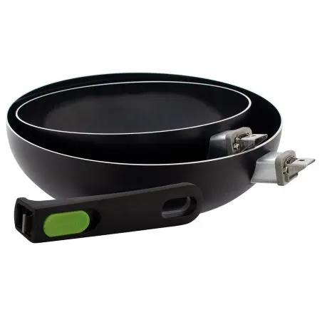 Wok din aluminiu - 7,5 x 24 cm