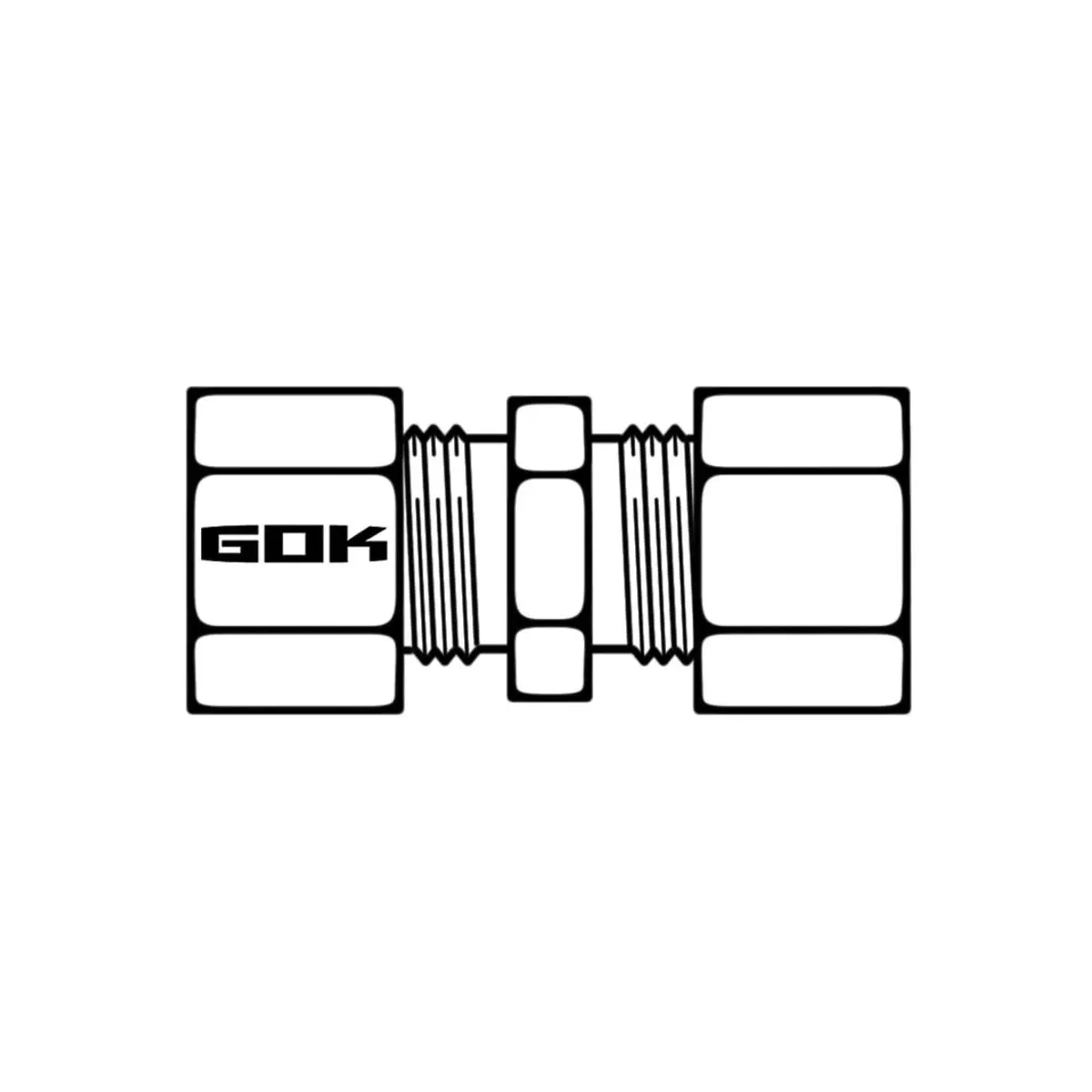 Skrutkové spojenie rezného krúžku - G 10, voľné