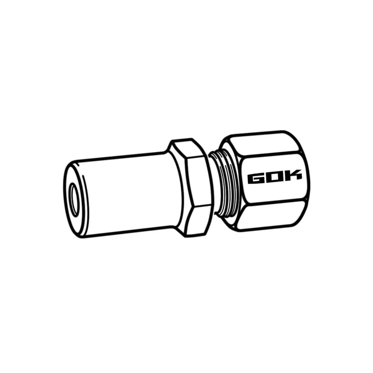 Inserție de reducere ROȘU - RST 10 x RVS 8 mm, în ambalaj self-service