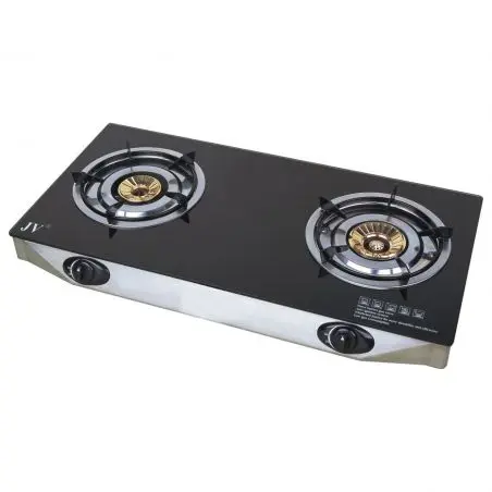 Soba cu gaz propan din inox - 2 flacari