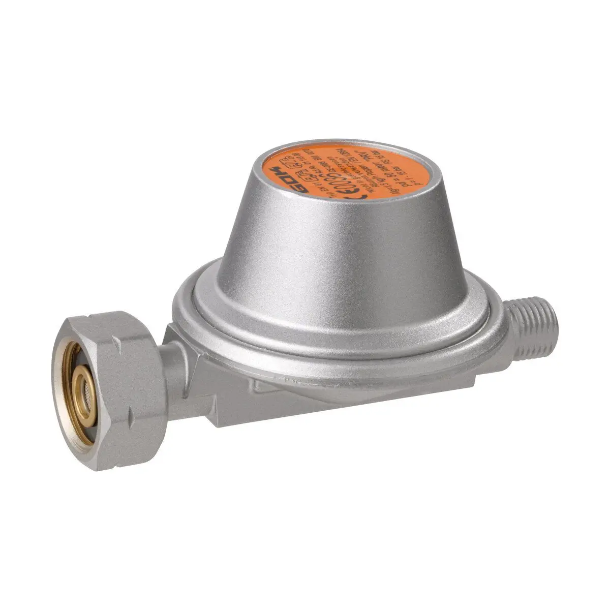 Regulator de joasă presiune 1,5 kg/h - fără manometru, Elveția, 50 mbar, pachet display self-service