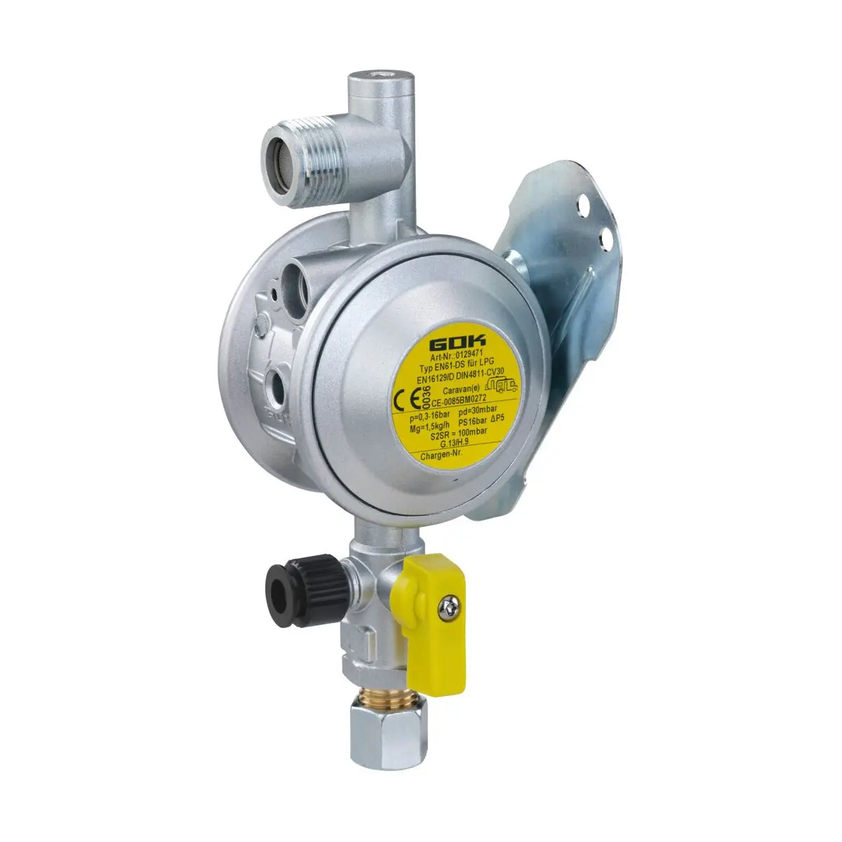 Regulator de joasă presiune 1,5 kg/h - 30 mbar, 1,5 kg/h, tip EN61DS