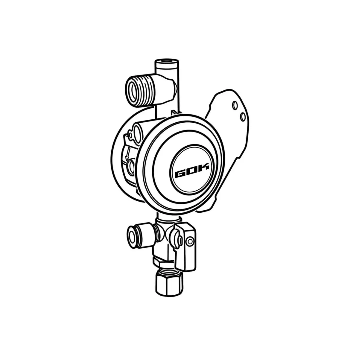 Regulator de joasă presiune 1,5 kg/h - 30 mbar, 1,5 kg/h, tip EN61DS