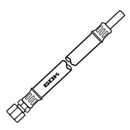 Strednotlakové hadicové vedenie - RVS 8 x RST 8 x 400, voľné