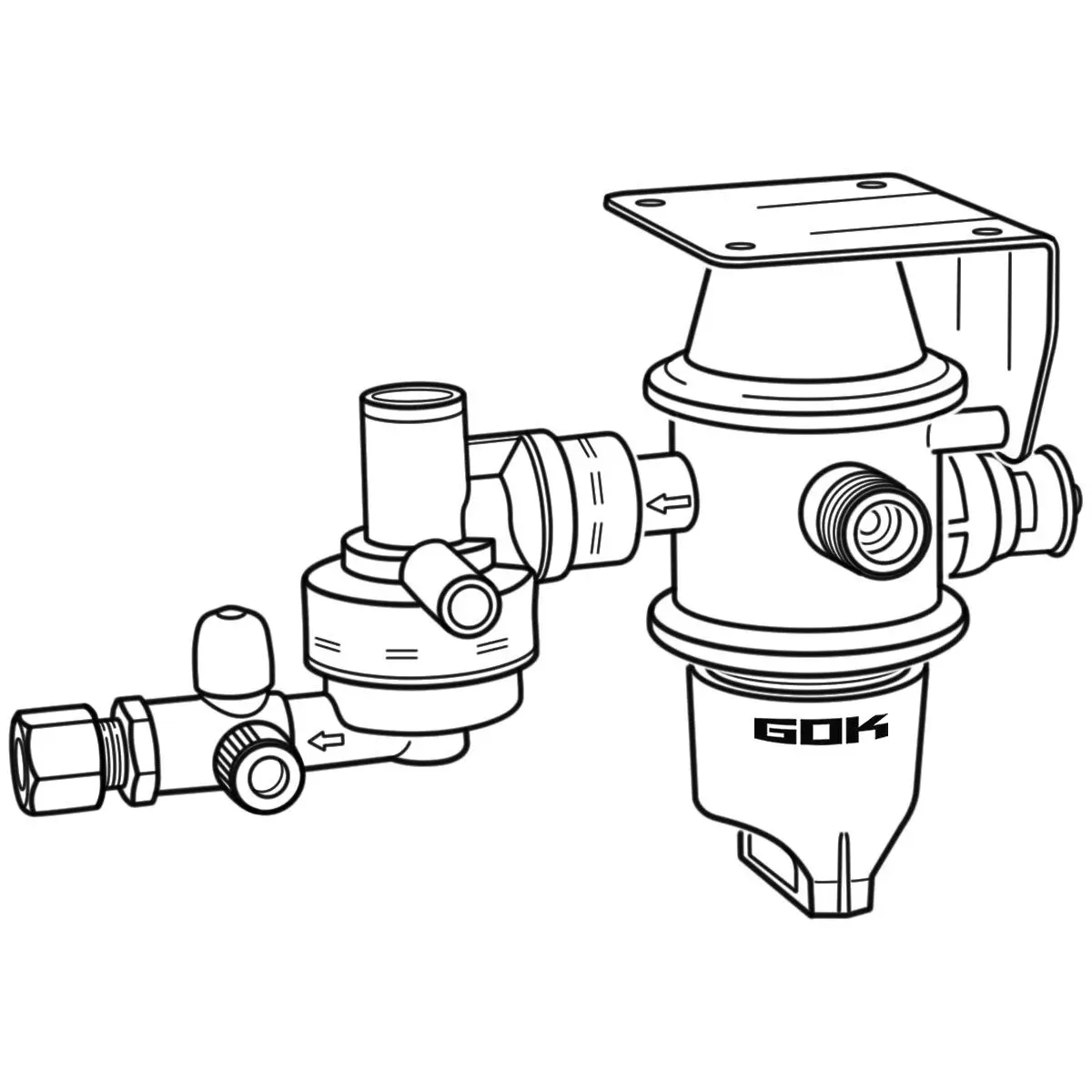 Caramatic DriveTwo – vízszintes 50 mbar, RVS 8