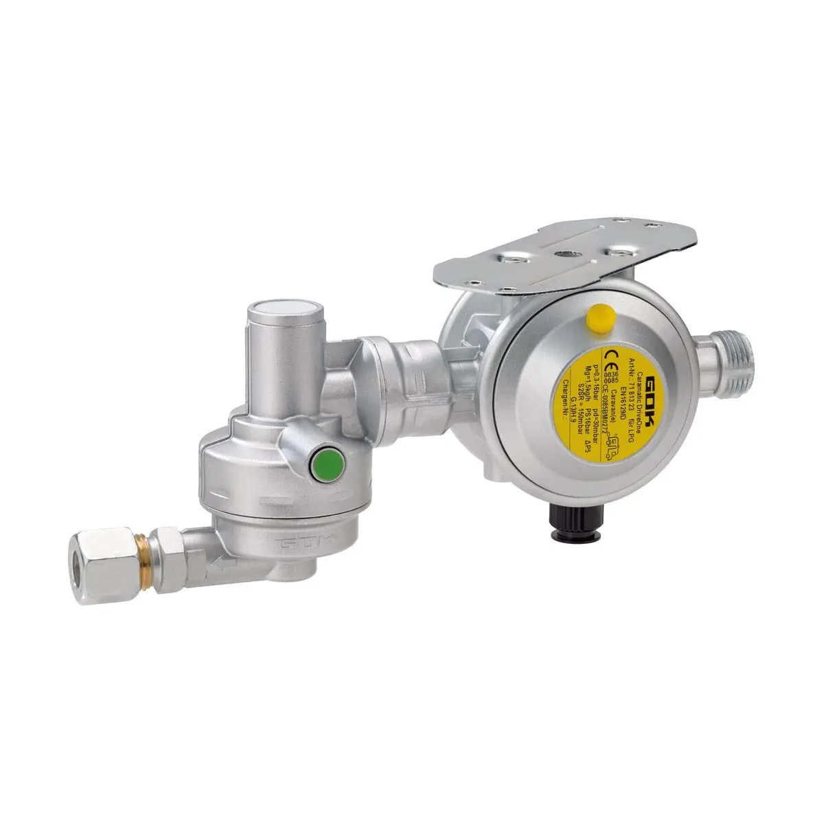Caramatic DriveOne - Orizontală 50 mbar, RVS 8