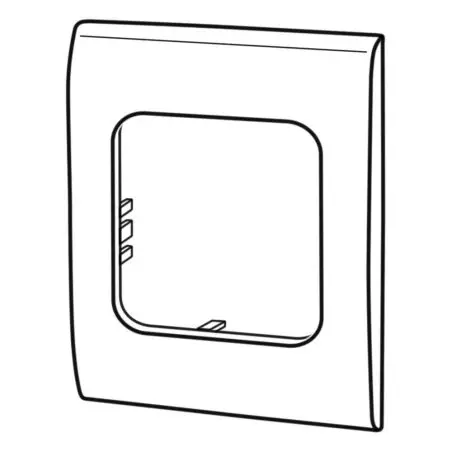 Takarókeret - antracit a Caramatic TwoControlhoz