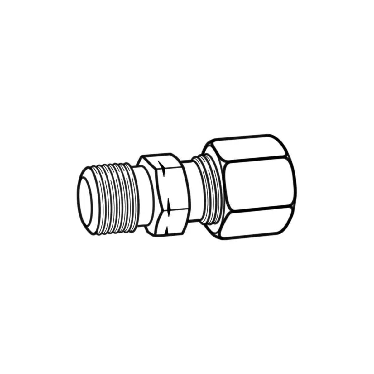Konektor - G1/4LH-KN x RVS8