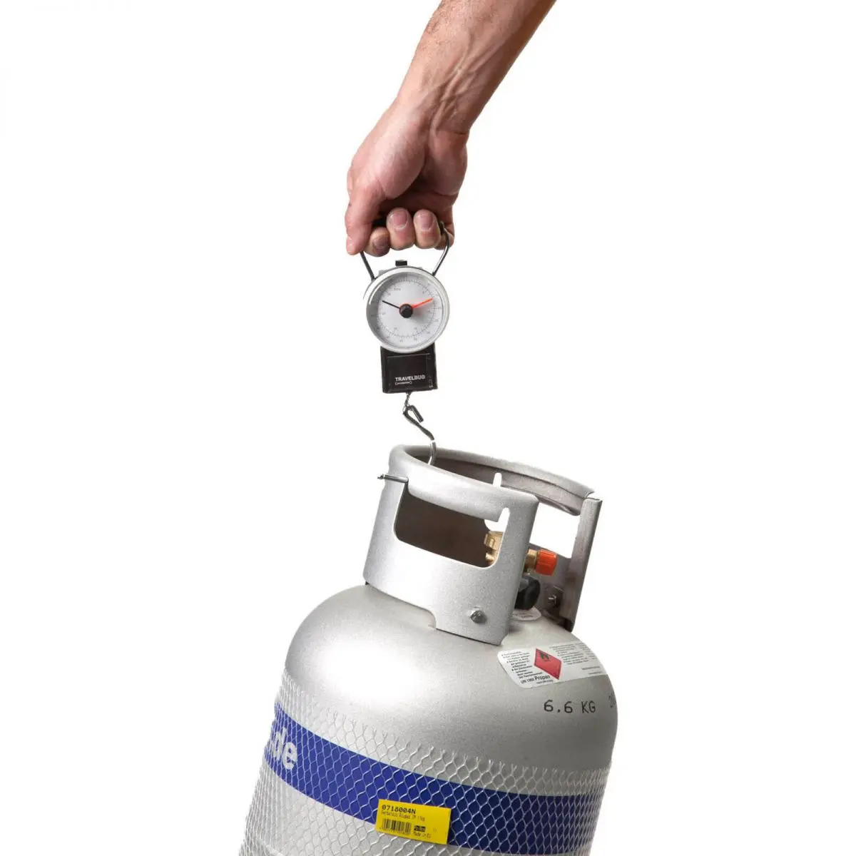 Gázpalack rugós mérleg - 34 kg-ig