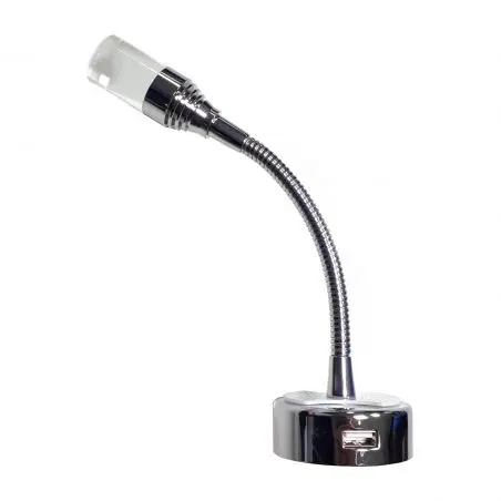 Čítacie svetlo Flexi 2 s USB - s 2,1 A USB pripojením