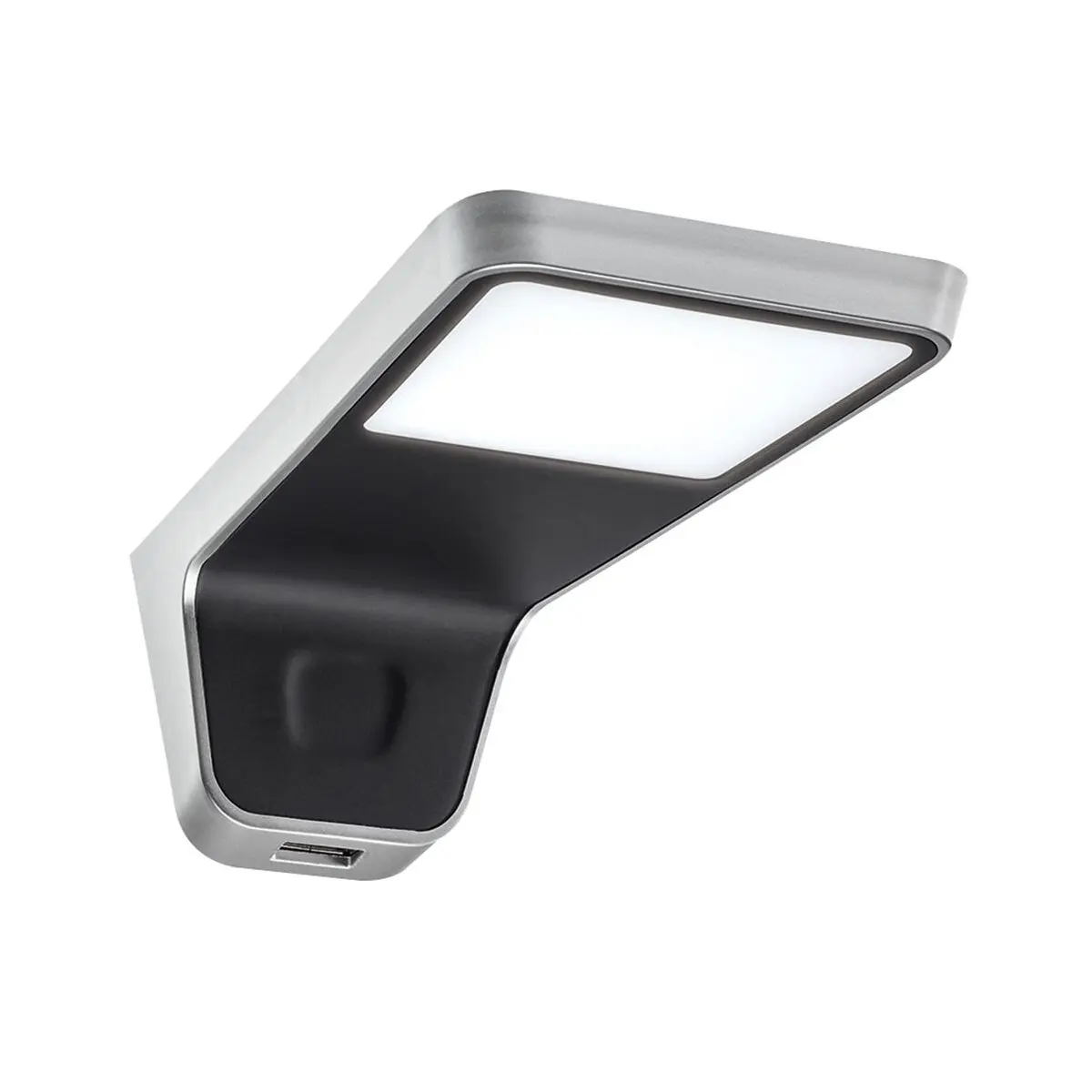 Lumina sub dulap tip L - negru/argintiu