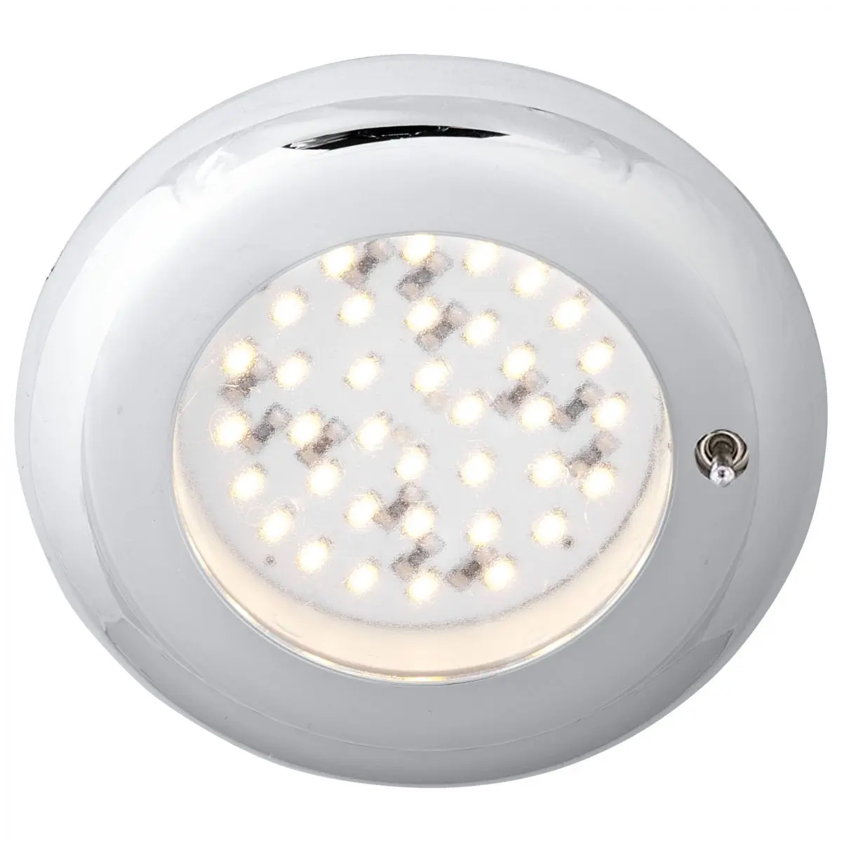 Spot încastrat Nova, 36 SMD, 12V, crom, cu întrerupător