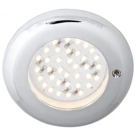 Süllyesztett spotlámpa Nova, 36 SMD, 12V, króm, kapcsolóval
