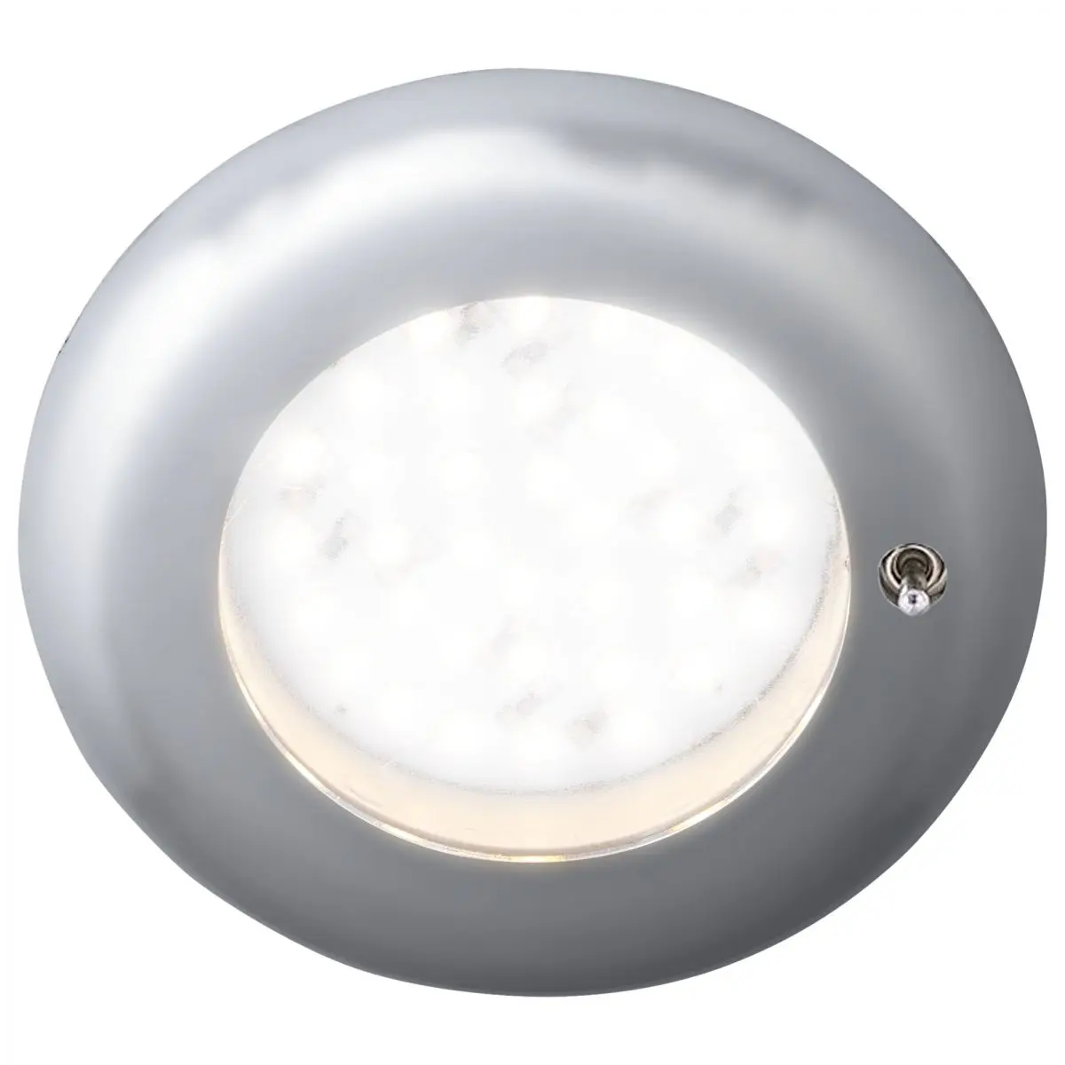 Süllyesztett spotlámpa Nova 36SMD 12V, matt ezüst kapcsolóval
